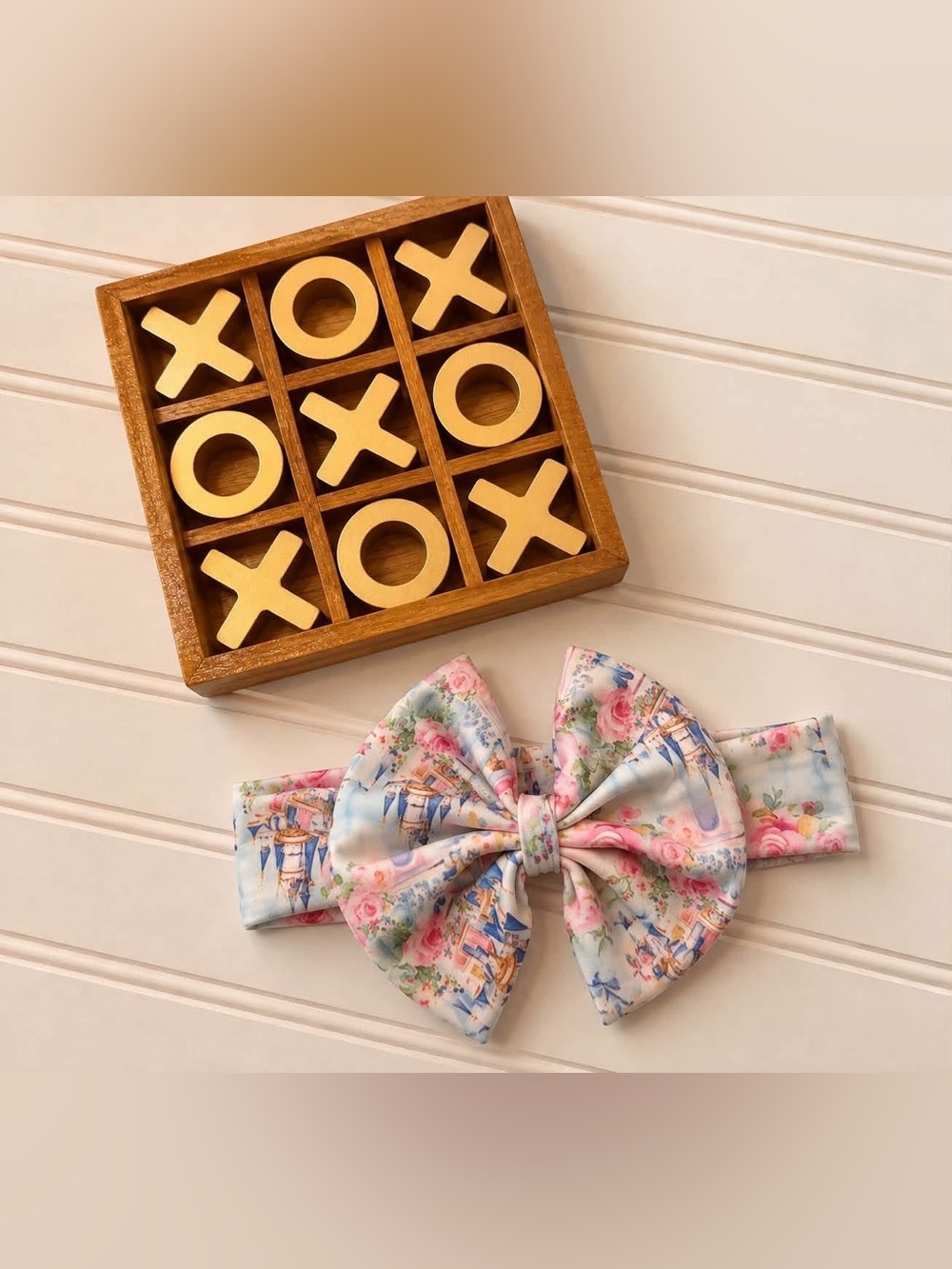 Pete+Lucy Floral Pastel Bow Headband